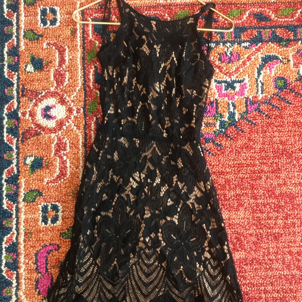 Lucy in the Sky backless cocktail dress